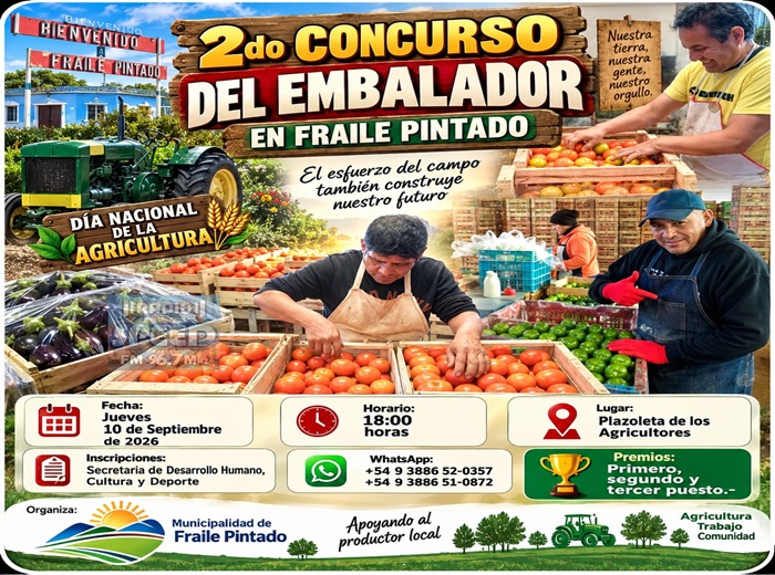 Fraile Pintado se prepara para el 2° Concurso del Embalador: Un homenaje al trabajo de la tierra