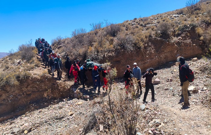 Desbarranco en Tilcara: Dramático rescate de un sikuri en La&hellip;