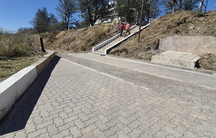 Escaleras urbanas: avanzan obras de puesta en valor en siete puntos de la capital jujeña