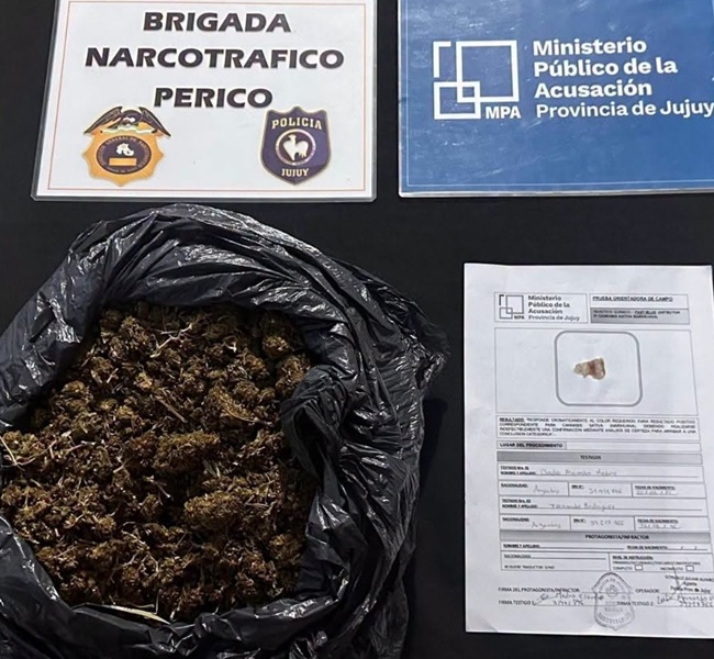 Secuestraron más de un kilo de marihuana y 55 dosis&hellip;