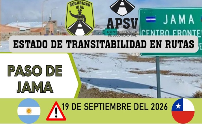 Paso de Jama este sábado cerrado: La nieve y fuertes vientos impiden cruzar hacia Chile