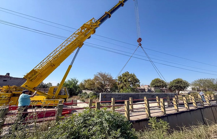 Puente Snopek: logro de etapa clave en las obras en Alto Comedero