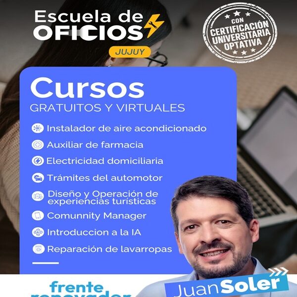 Presentan una escuela de oficios en Jujuy con validez universitaria