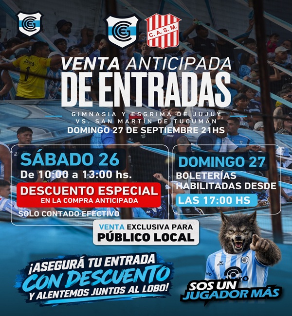 El sábado inicia la venta anticipada de entradas para Gimnasia&hellip;
