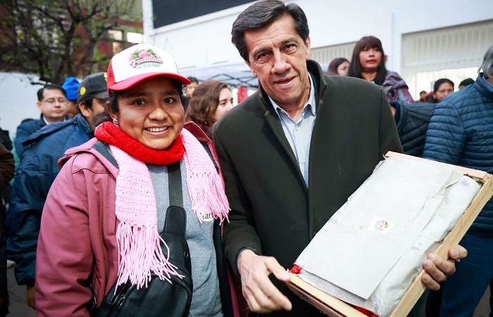 El gobernador destacó el impacto de la producción de frutilla…