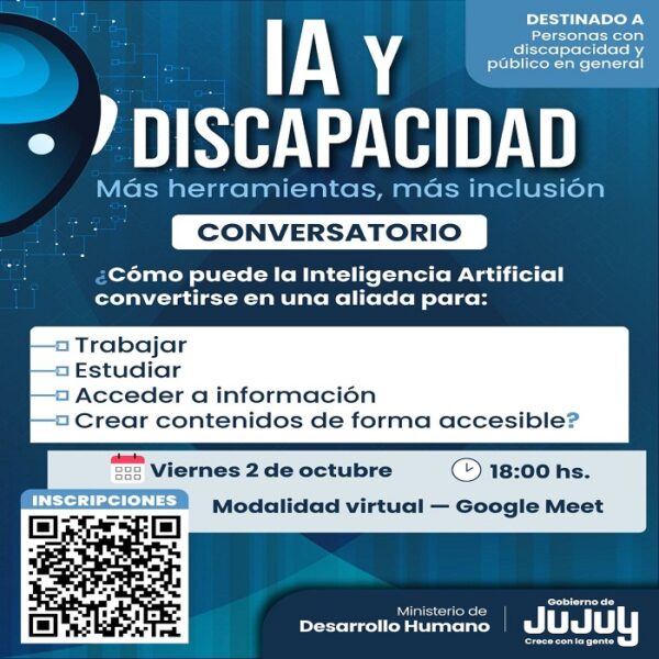 «Conversatorio IA y Discapacidad» para una mayor inclusión y accesibilidad