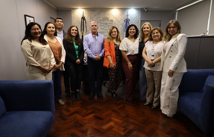 Octubre rosa: Manzur recibió a diputadas provinciales de distintos bloques