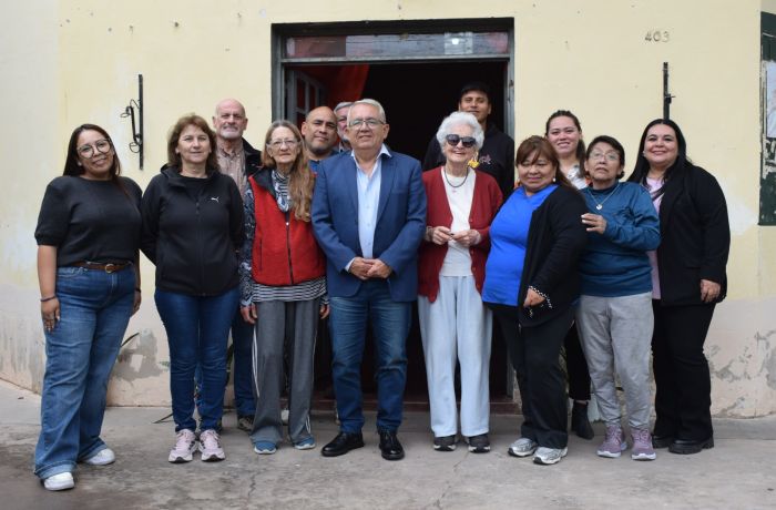 El intendente Julio Bravo, anuncios obras para el Centro Vecinal y la plaza del barrio 23 de Agosto