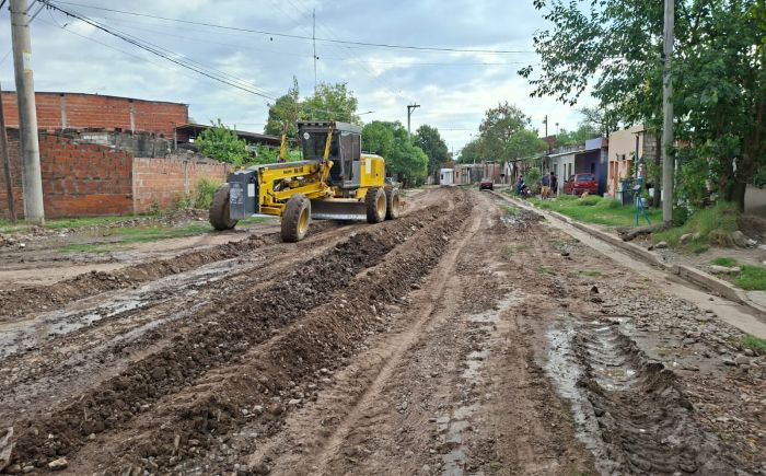 San Pedro: Comenzaron los trabajos previos para pavimentar la avenida Uruguay