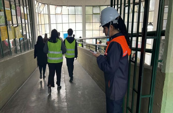 Jujuy realizó un simulacro de evacuación sísmica en dos escuelas de manera simultánea