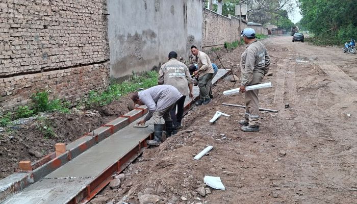 San Pedro de Jujuy: El municipio ejecuta obras de infraestructura en distintos barrios