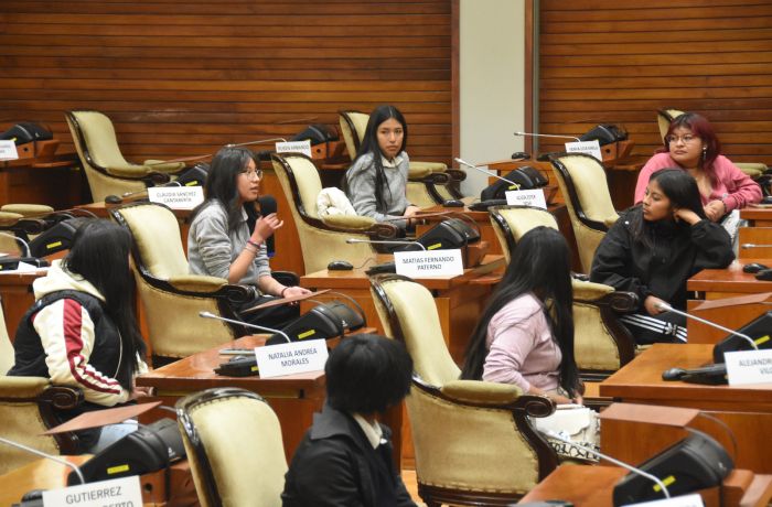 Estudiantes de Humahuaca llevaron sus proyectos a la Legislatura de Jujuy