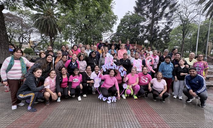 San Pedro se suma al Octubre Rosa con actividad física, concientización y apoyo a pacientes oncológicos