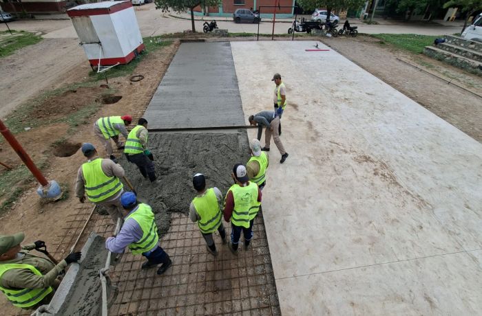 San Pedro de Jujuy avanza con la recuperación integral del polideportivo de barrio Güemes