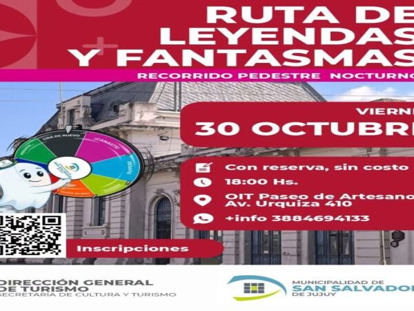 Este viernes llega la “Ruta de Leyendas y Fantasmas” con historias misteriosas de la Capital jujeña
