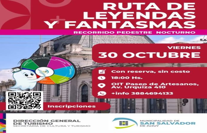 Este viernes llega la “Ruta de Leyendas y Fantasmas” con historias misteriosas de la Capital jujeña