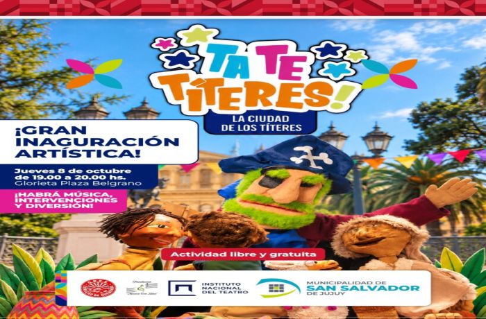 Este jueves comienza “Ta Te Títeres: La Ciudad de los Títeres” en Plaza Belgrano