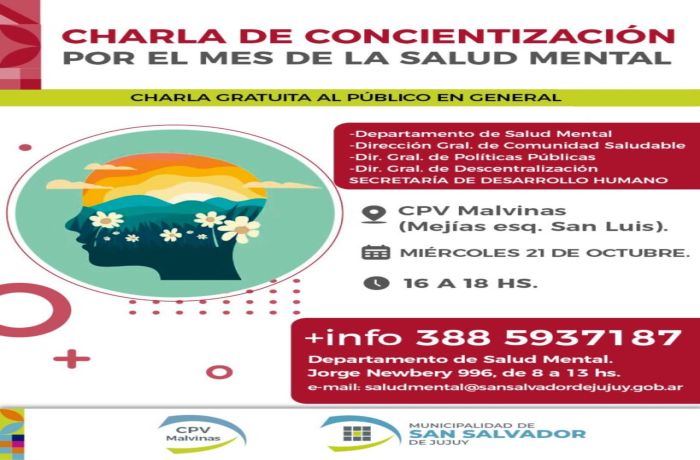 San Salvador de Jujuy realizará charlas gratuitas por el Mes&hellip;