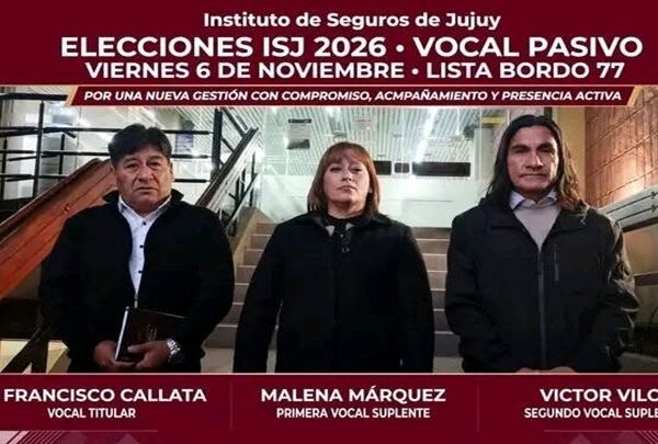 Elecciones en el ISJ: La Lista Bordó 77 presentó a sus candidatos y propuestas para el sector pasivo