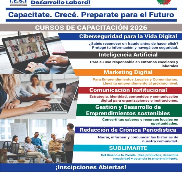 El IESI abrió las inscripciones para sus cursos de capacitación 2026