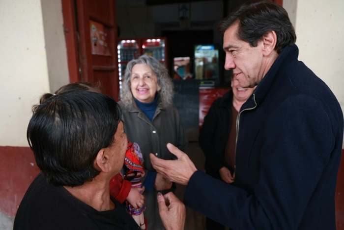 Carlos Sadir acompañó las fiestas patronales en honor a la Virgen del Rosario en Barro Negro