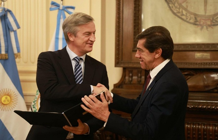 Sadir recibió al embajador de la Unión Europea y al&hellip;
