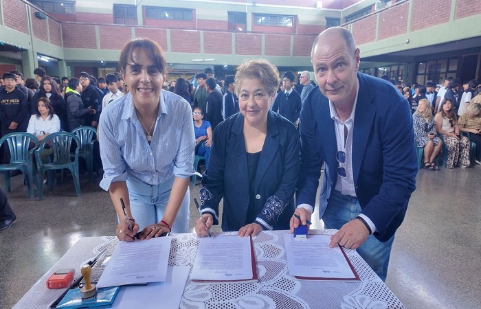Educación presentó el proyecto de refacción integral y ampliación de la Escuela de Comercio N° 3